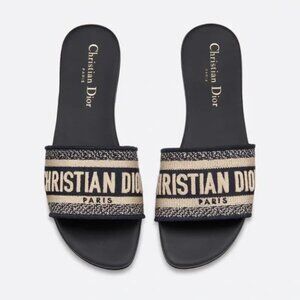 Dior DWAY MULE EMBROIDERED SANDAL